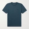 Slim-Fit Logo-Embroidered Cotton-Jersey T-Shirt Slim-Fit Logo-Embroidered Cotton-Jersey T-Shirt
