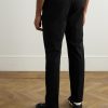 Easy Straight-Leg Garment-Dyed Cotton-Blend Chinos - BK Easy Straight-Leg Garment-Dyed Cotton-Blend Chinos - BK