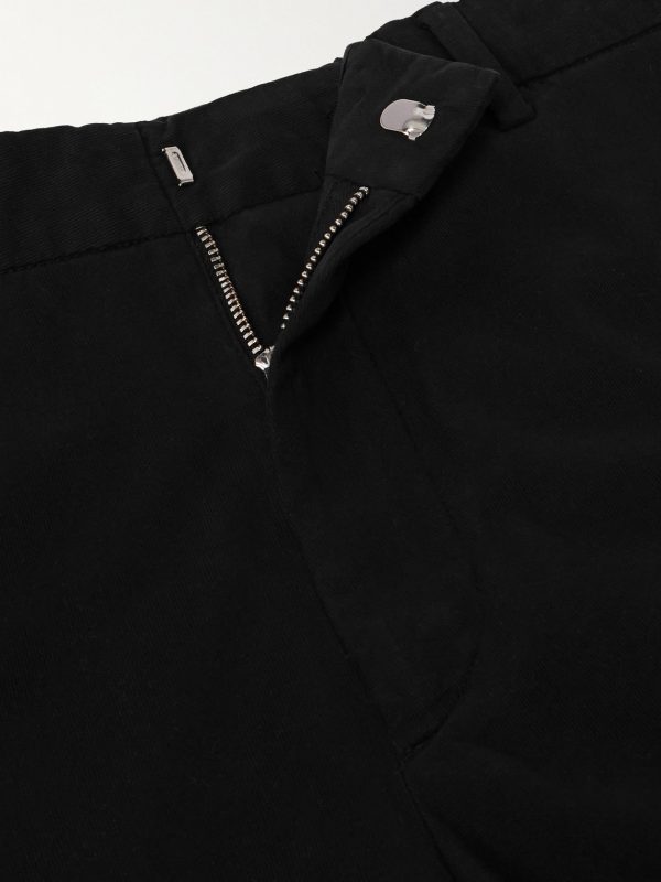 Easy Straight-Leg Garment-Dyed Cotton-Blend Chinos - E1 Easy Straight-Leg Garment-Dyed Cotton-Blend Chinos - E1