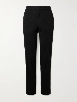 Easy Straight-Leg Garment-Dyed Cotton-Blend Chinos