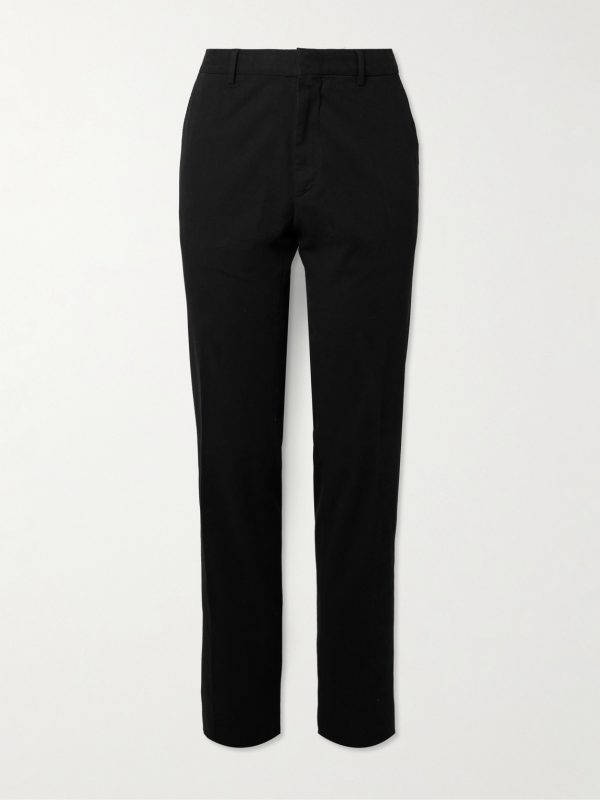 Easy Straight-Leg Garment-Dyed Cotton-Blend Chinos Easy Straight-Leg Garment-Dyed Cotton-Blend Chinos