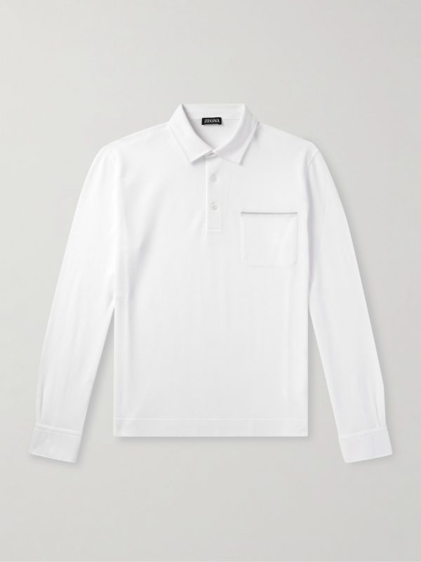 Logo-Appliquéd Cotton-Piqué Polo Shirt Logo-Appliquéd Cotton-Piqué Polo Shirt