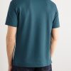 Slim-Fit Leather-Trimmed Cotton-Piqué Polo Shirt - BK