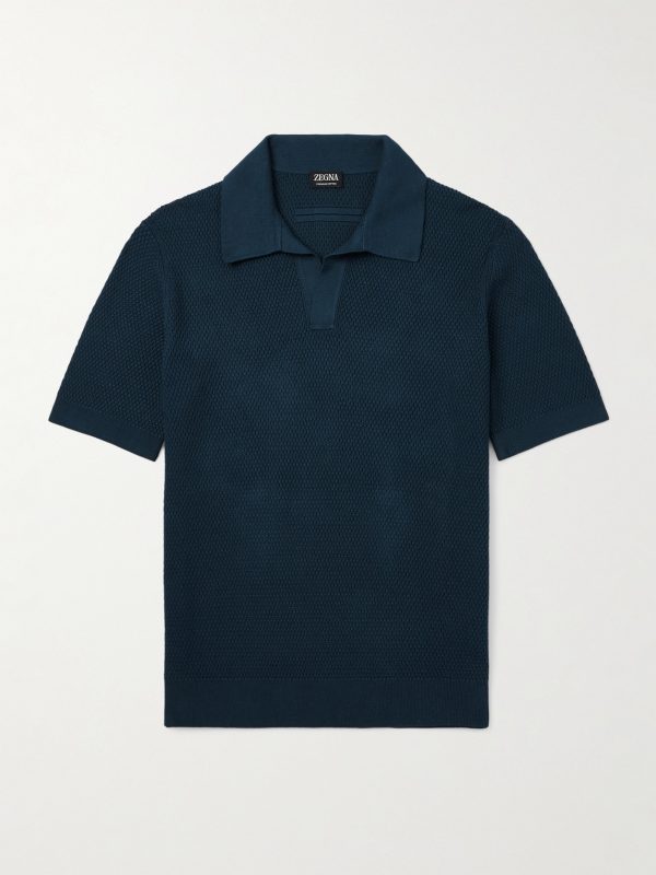 Slim-Fit Cotton-Piqué Polo Shirt Slim-Fit Cotton-Piqué Polo Shirt