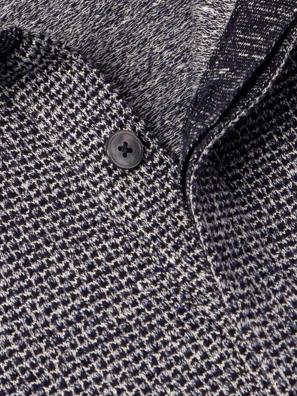 Cotton, Linen and Silk-Blend Polo Shirt - CU Cotton, Linen and Silk-Blend Polo Shirt - CU