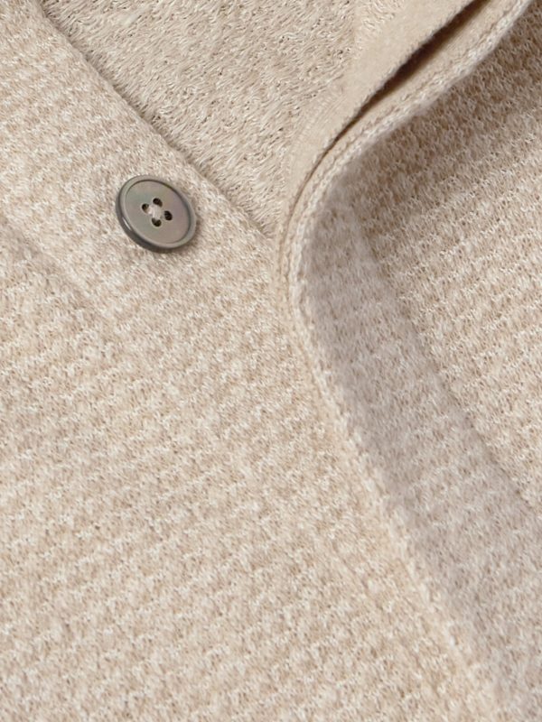 Cotton, Linen and Silk-Blend Polo Shirt - CU