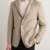 Il Conte Linen and Wool-Blend Jacket - E2 Il Conte Linen and Wool-Blend Jacket - E2