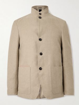 Il Conte Linen and Wool-Blend Jacket