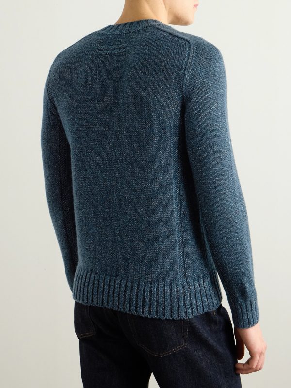Cashmere, Linen and Cotton-Blend Sweater - BK