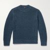 Cashmere, Linen and Cotton-Blend Sweater