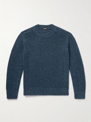 Cashmere, Linen and Cotton-Blend Sweater Cashmere, Linen and Cotton-Blend Sweater
