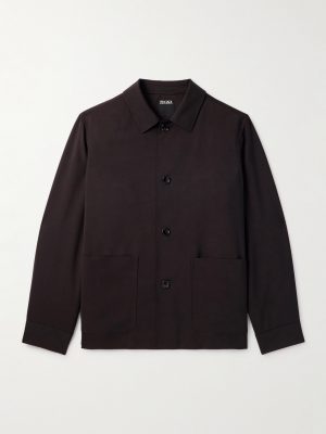 Wool and Mohair-Blend Jacket