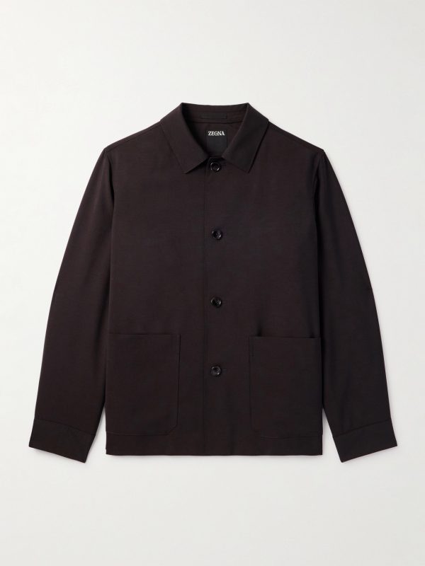 Wool and Mohair-Blend Jacket Wool and Mohair-Blend Jacket
