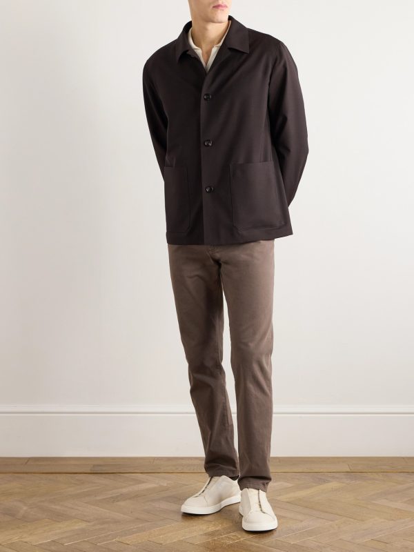 Wool and Mohair-Blend Jacket - OU Wool and Mohair-Blend Jacket - OU