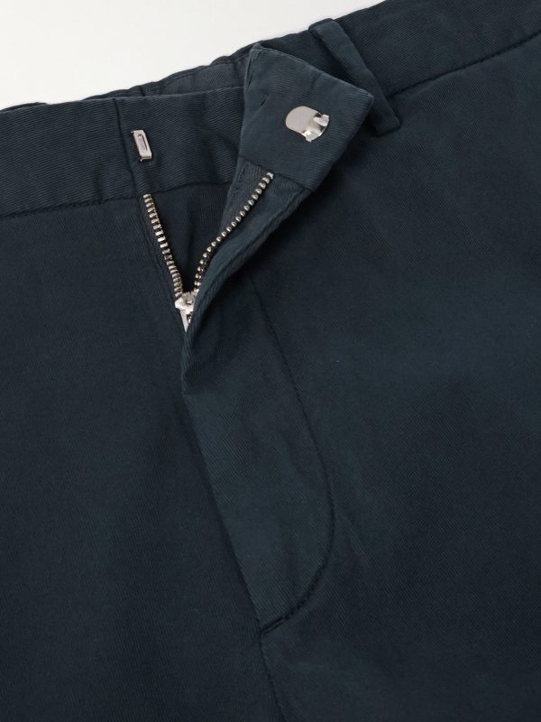 Easy Straight-Leg Garment-Dyed Cotton-Blend Chinos - E1 Easy Straight-Leg Garment-Dyed Cotton-Blend Chinos - E1