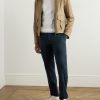 Easy Straight-Leg Garment-Dyed Cotton-Blend Chinos - OU Easy Straight-Leg Garment-Dyed Cotton-Blend Chinos - OU