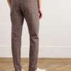 City Slim-Fit Garment-Dyed Jeans - BK