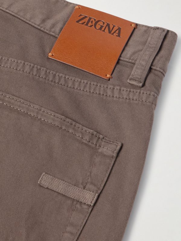 City Slim-Fit Garment-Dyed Jeans - CU