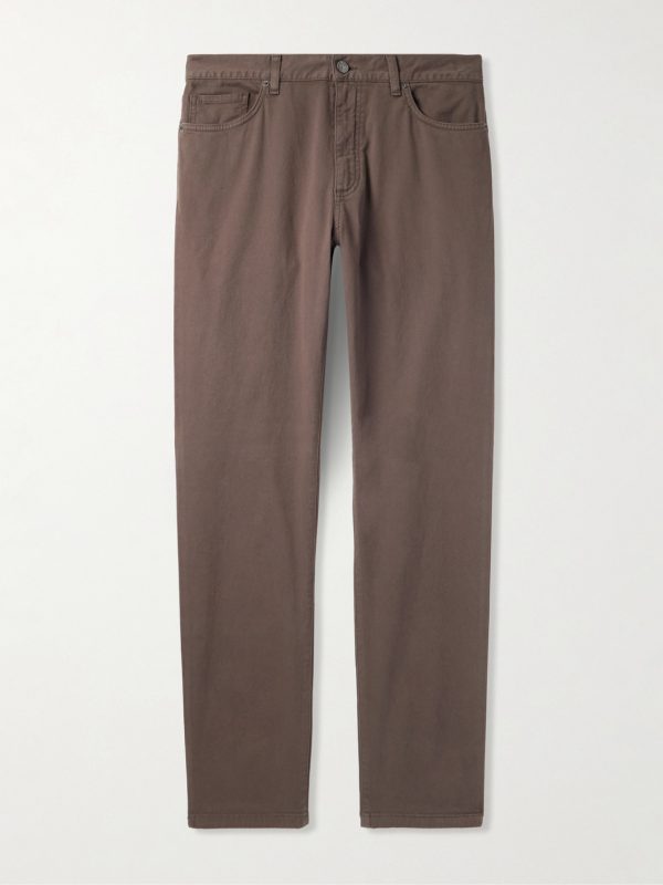 City Slim-Fit Garment-Dyed Jeans