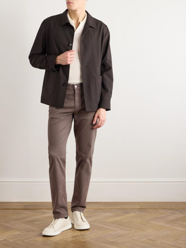 City Slim-Fit Garment-Dyed Jeans - OU