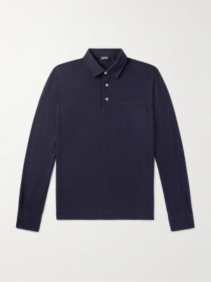 Logo-Appliquéd Cotton-Piqué Polo Shirt Logo-Appliquéd Cotton-Piqué Polo Shirt