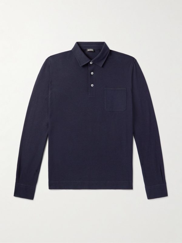 Logo-Appliquéd Cotton-Piqué Polo Shirt Logo-Appliquéd Cotton-Piqué Polo Shirt