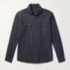 Slim-Fit Cotton and Linen-Blend Twill Shirt Slim-Fit Cotton and Linen-Blend Twill Shirt