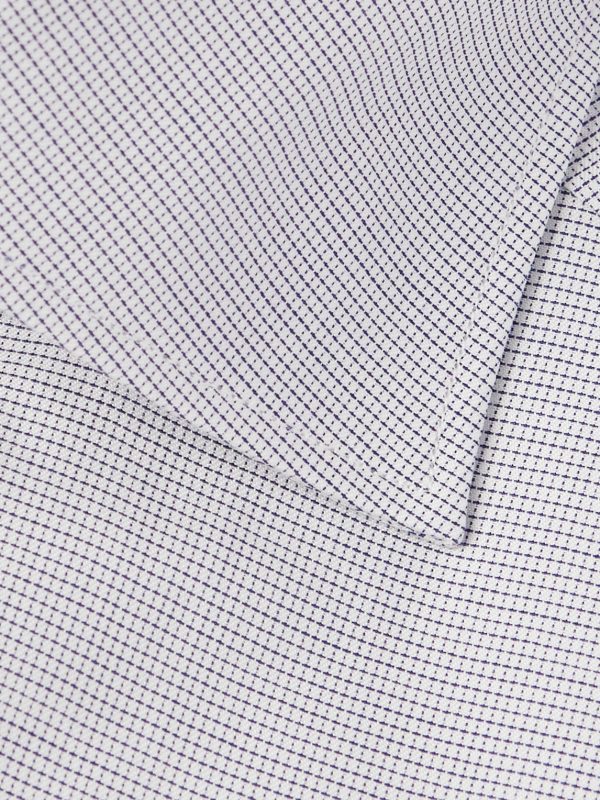 Cutaway-Collar Checked Cotton Shirt - CU Cutaway-Collar Checked Cotton Shirt - CU