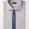 Cutaway-Collar Checked Cotton Shirt - E1 Cutaway-Collar Checked Cotton Shirt - E1