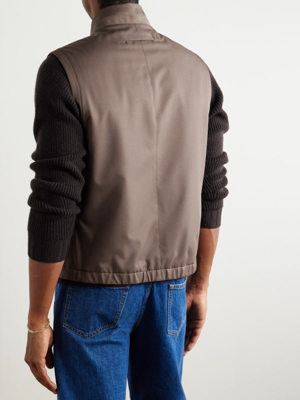 Slim-Fit Shell Gilet - BK