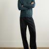 Slim-Fit Wool Half-Zip Sweater - OU Slim-Fit Wool Half-Zip Sweater - OU