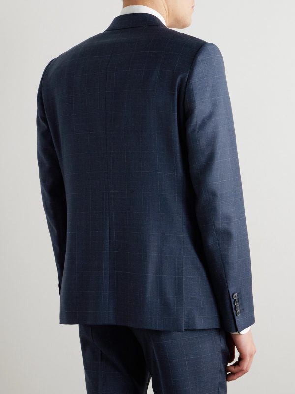 Soho Prince of Wales Checked Wool Suit Jacket - BK Soho Prince of Wales Checked Wool Suit Jacket - BK