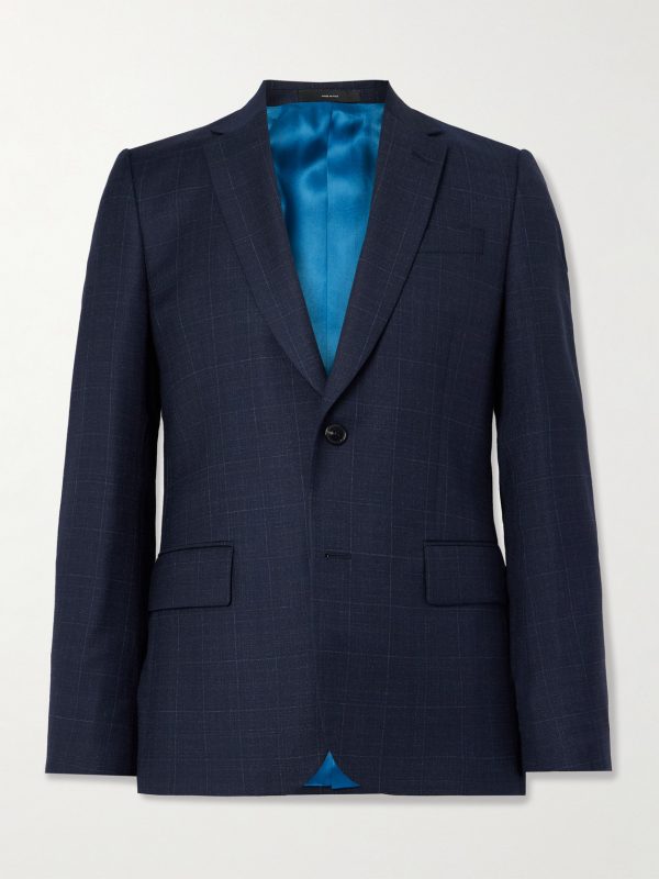 Soho Prince of Wales Checked Wool Suit Jacket Soho Prince of Wales Checked Wool Suit Jacket