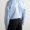 Striped Cotton-Poplin Shirt - BK