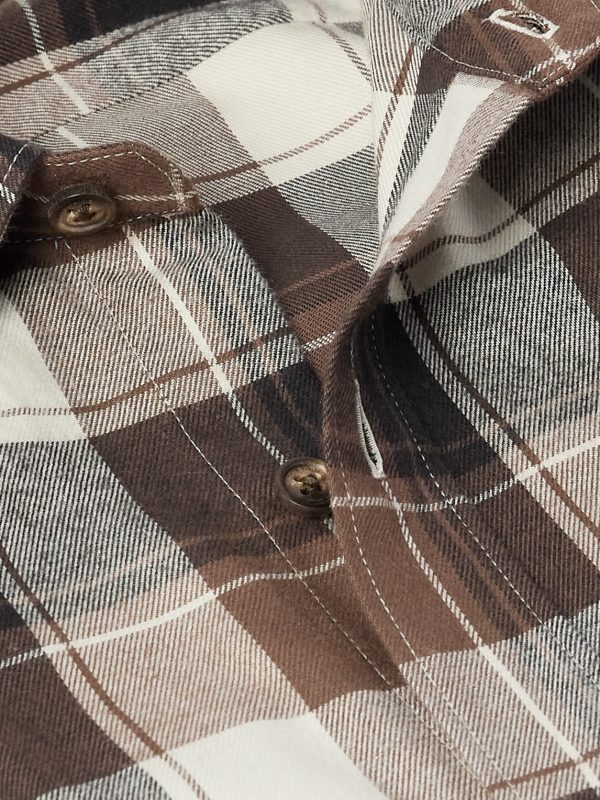 Checked Cotton-Flannel Shirt - CU