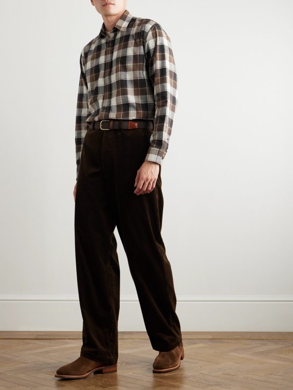 Checked Cotton-Flannel Shirt - OU