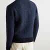Hertford Herringbone Cashmere Sweater - BK Hertford Herringbone Cashmere Sweater - BK