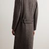 Town and Country Slim-Fit Double-Breasted Herringbone Wool Coat - BK Town and Country Slim-Fit Double-Breasted Herringbone Wool Coat - BK