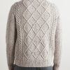 Cable-Knit Cashmere Sweater - BK Cable-Knit Cashmere Sweater - BK