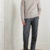 Cable-Knit Cashmere Sweater - OU Cable-Knit Cashmere Sweater - OU