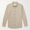 Herringbone Cotton-Flannel Shirt