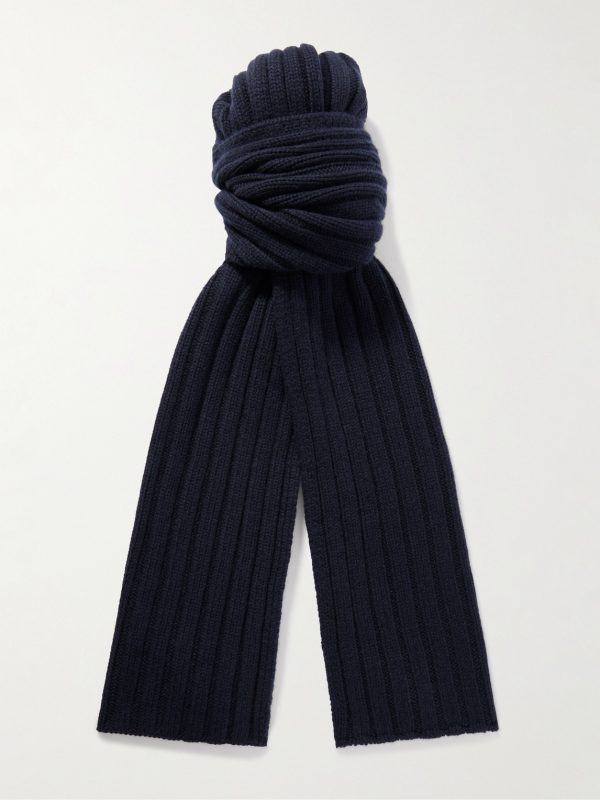 Ribbed Cashmere Scarf Ribbed Cashmere Scarf
