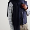 Ribbed Cashmere Scarf - OU Ribbed Cashmere Scarf - OU