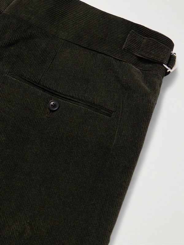 Straight-Leg Cotton-Corduroy Trousers - CU Straight-Leg Cotton-Corduroy Trousers - CU