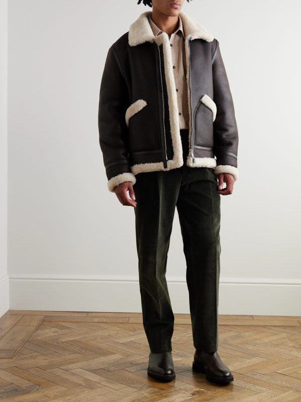 Straight-Leg Cotton-Corduroy Trousers - OU Straight-Leg Cotton-Corduroy Trousers - OU