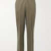 Straight-Leg Cotton-Blend Twill Trousers Straight-Leg Cotton-Blend Twill Trousers