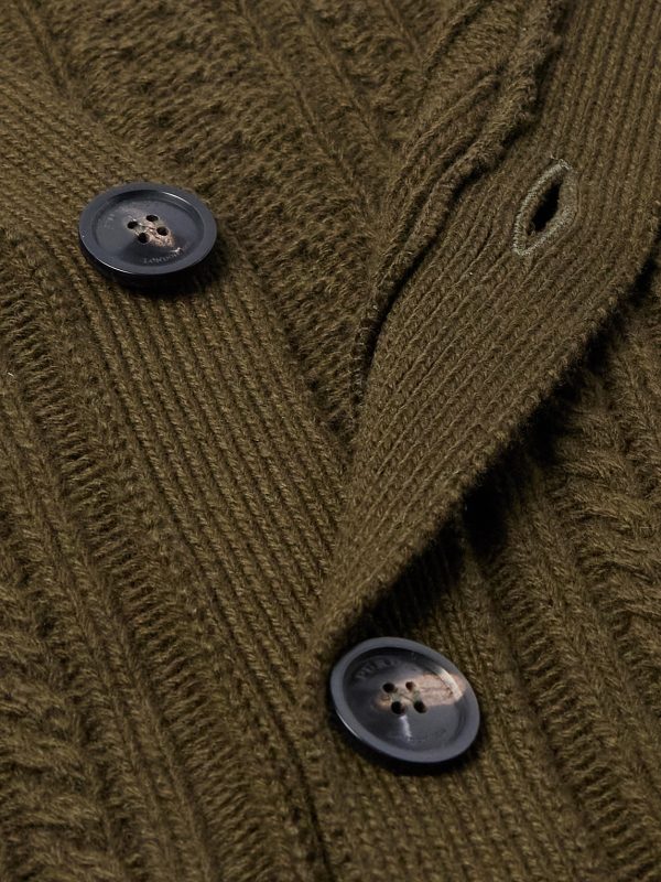 Cable-Knit Cashmere Cardigan - CU