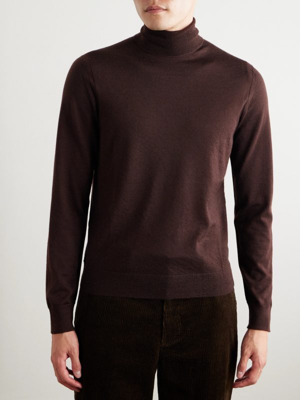 Slim-Fit Cashmere Rollneck Sweater - FR Slim-Fit Cashmere Rollneck Sweater - FR