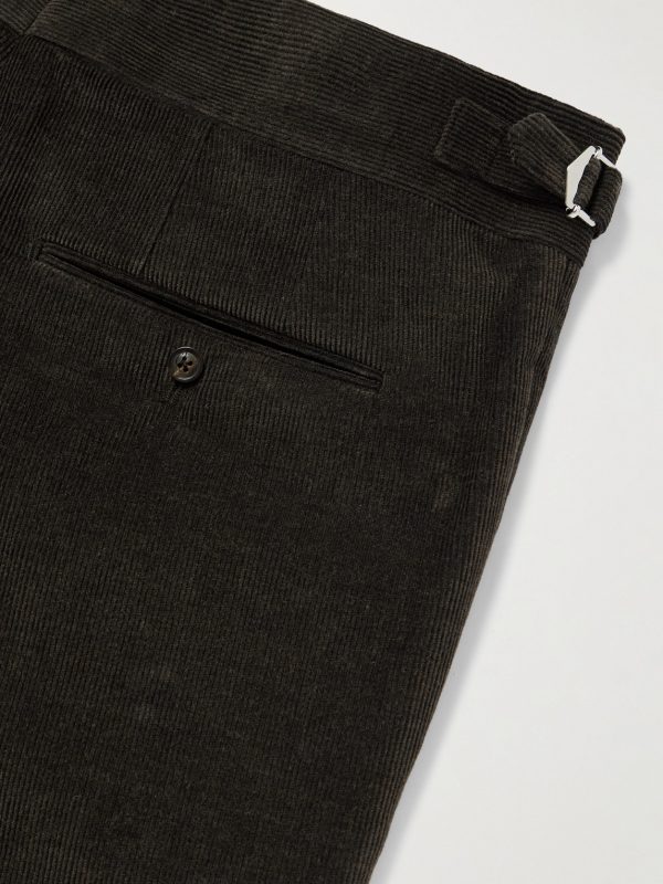 Straight-Leg Cotton-Corduroy Trousers - CU Straight-Leg Cotton-Corduroy Trousers - CU