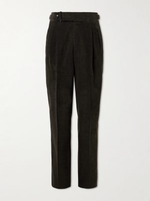 Straight-Leg Cotton-Corduroy Trousers Straight-Leg Cotton-Corduroy Trousers
